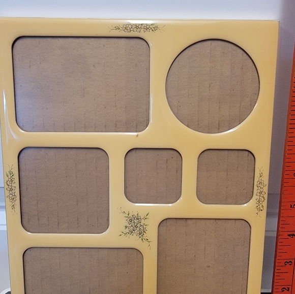 Vintage 1970s/80s Family Photo Picture Frame 10.5"x8" Slot French CountryPhotos - Picture 5 of 7